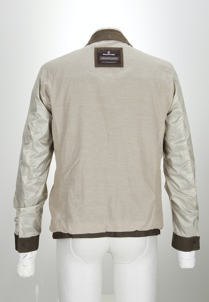 Leren jassen bruin Milestone