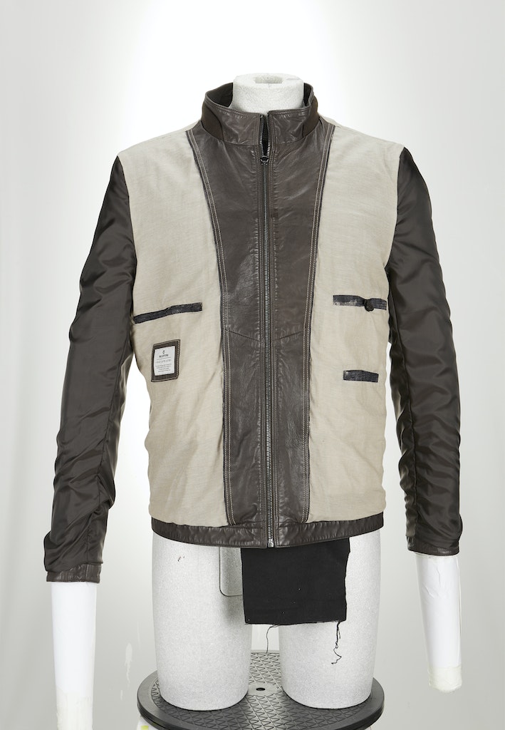 Leren jassen bruin Milestone