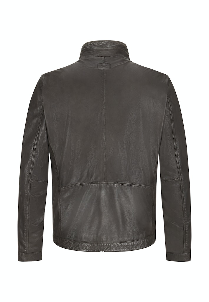 Leren jassen bruin Milestone