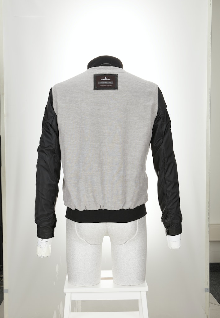 Leren jassen zwart Milestone