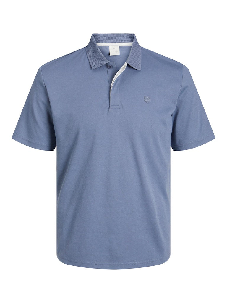 Polo's korte mouw blauw JACK & JONES