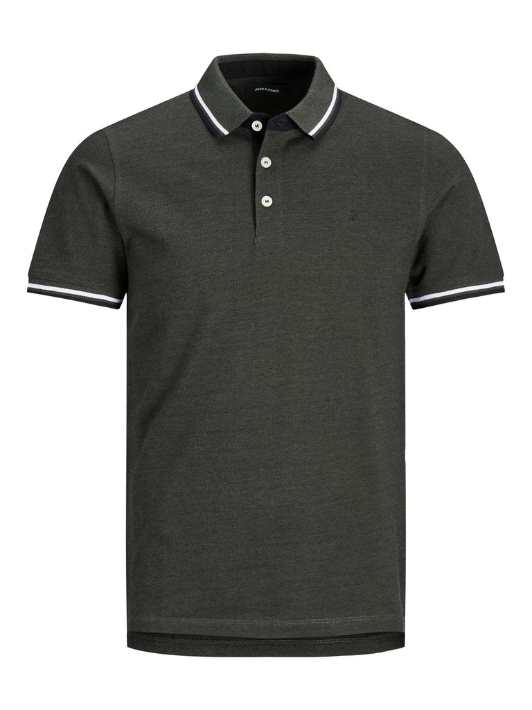 Polo's korte mouw groen JACK & JONES PLUS