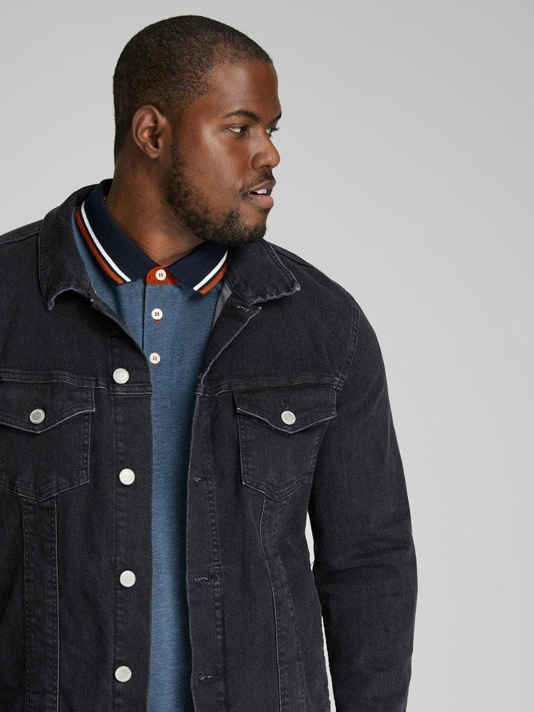 Polo's korte mouw blauw JACK & JONES PLUS