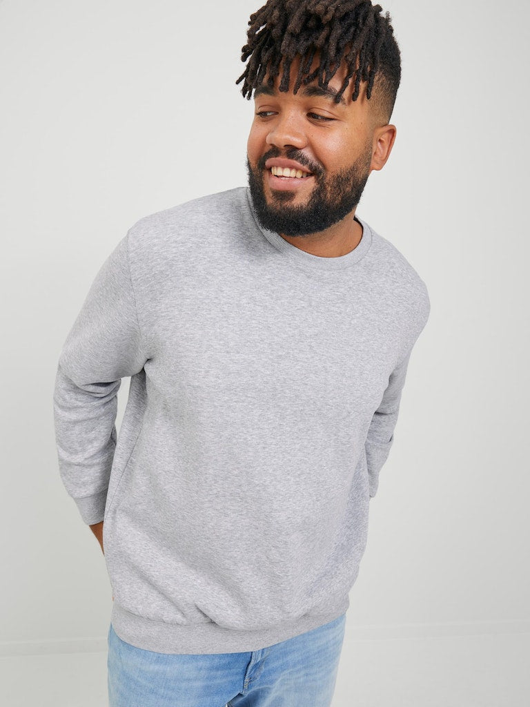 Sweaters grijs JACK & JONES PLUS