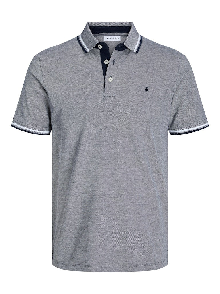 Polo's korte mouw blauw JACK & JONES