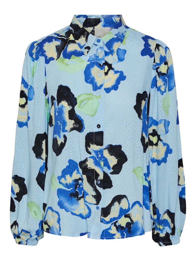 Blouses lange mouw blauw Y.A.S