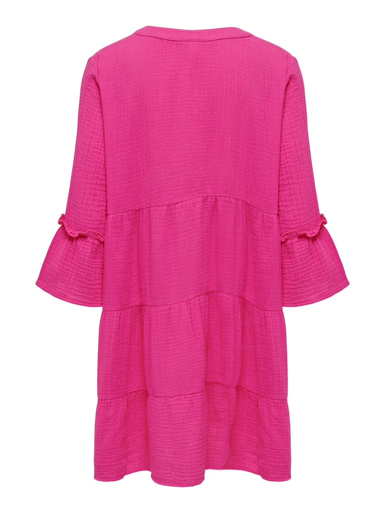 Jurken lange mouw paars ONLY Carmakoma