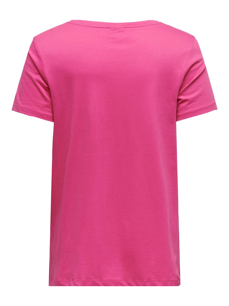 T-shirts korte mouw roze ONLY Carmakoma