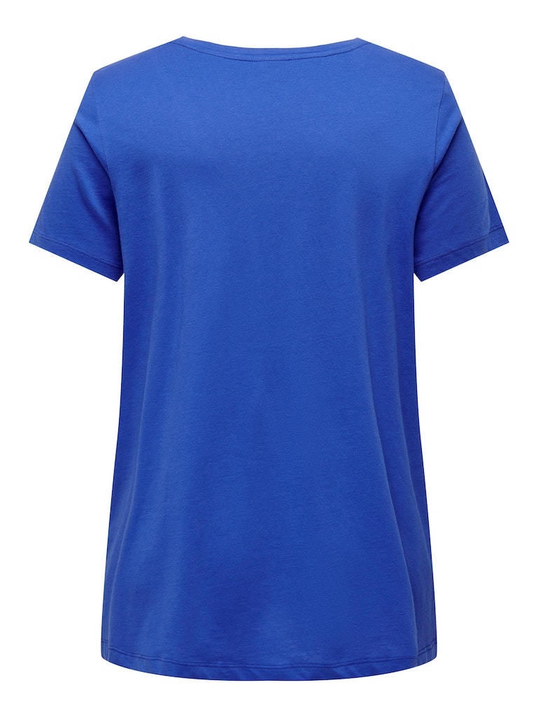 T-shirts korte mouw blauw ONLY Carmakoma