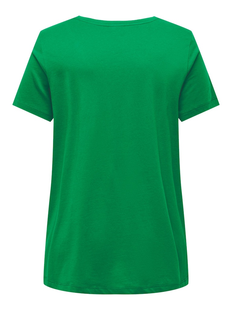 T-shirts korte mouw groen ONLY Carmakoma