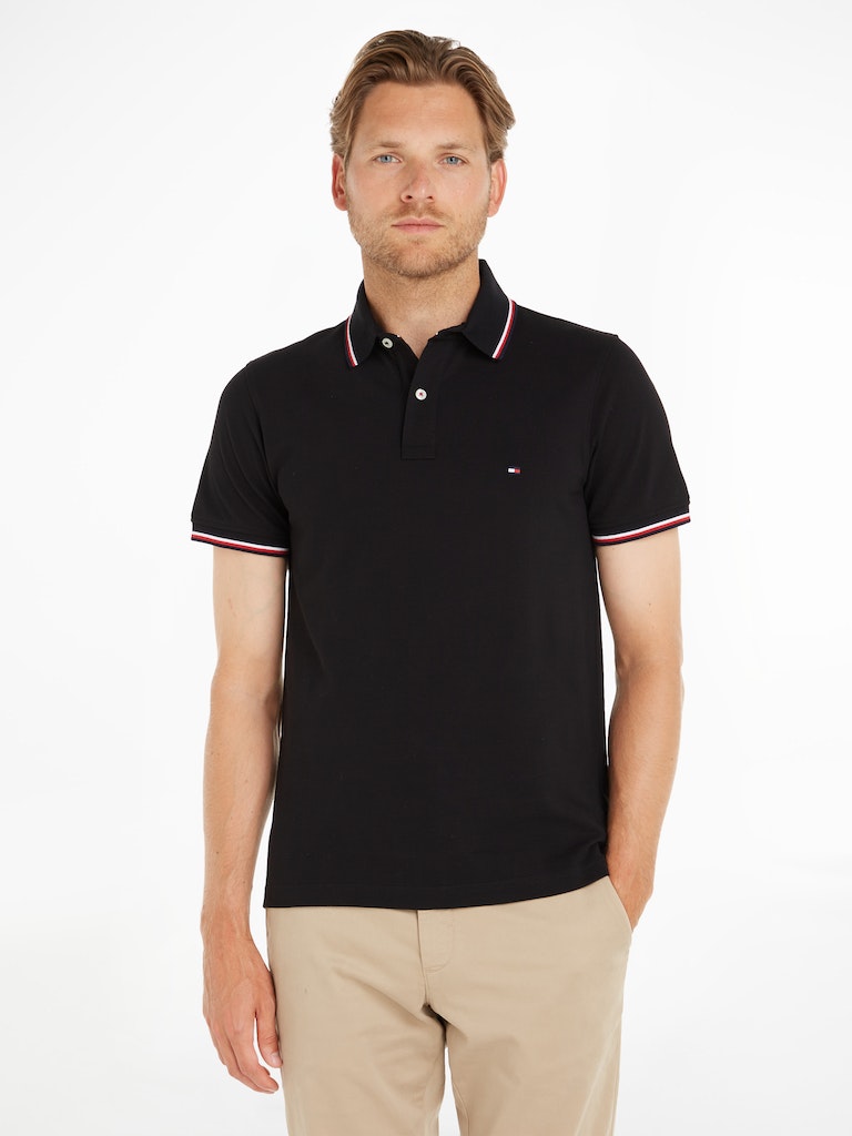 Polo's korte mouw zwart Tommy Hilfiger