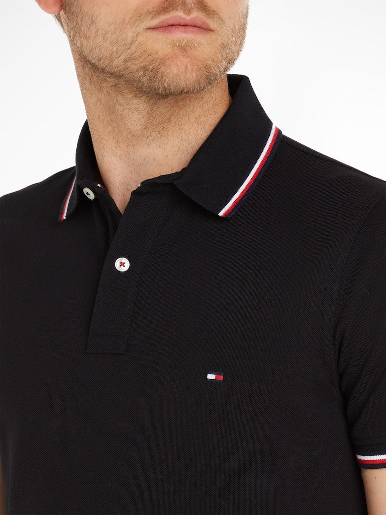 Polo's korte mouw zwart Tommy Hilfiger