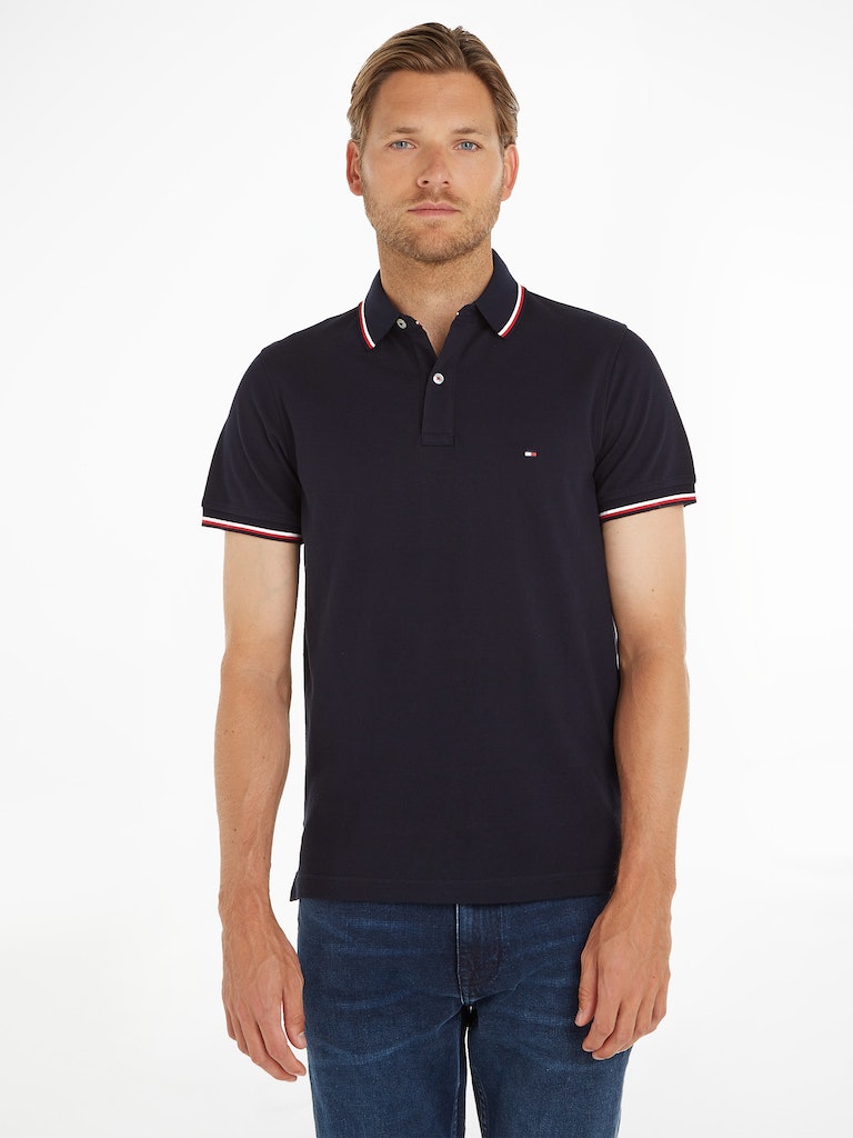 Polo's korte mouw navy Tommy Hilfiger