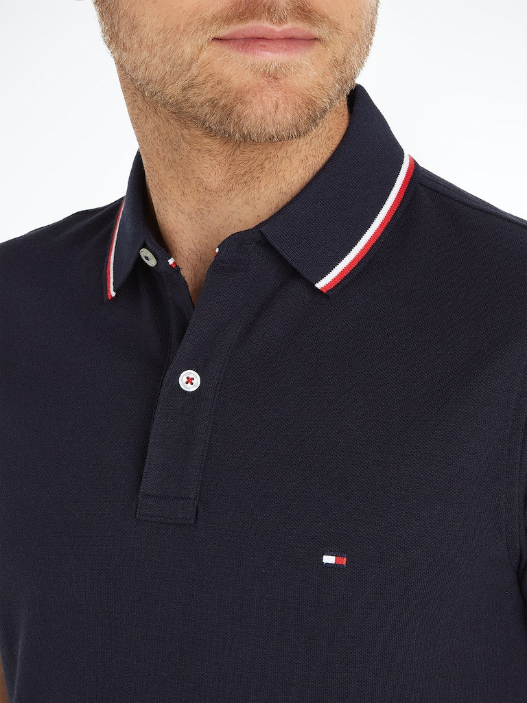 Polo's korte mouw navy Tommy Hilfiger