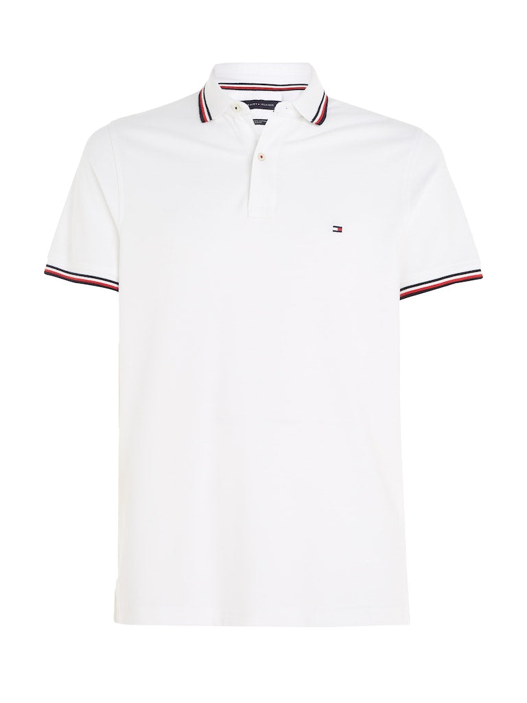 Polo's korte mouw wit Tommy Hilfiger