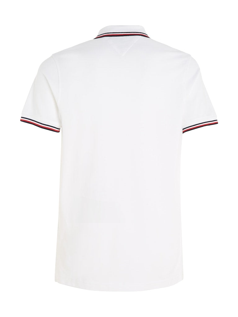Polo's korte mouw wit Tommy Hilfiger