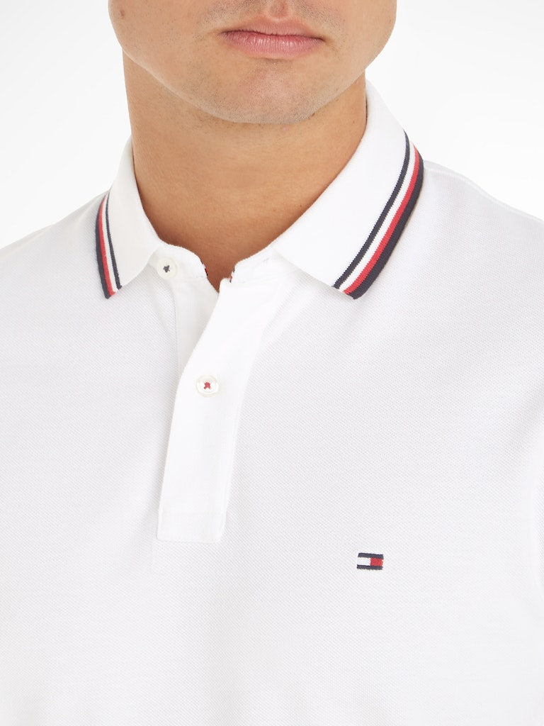 Polo's korte mouw wit Tommy Hilfiger