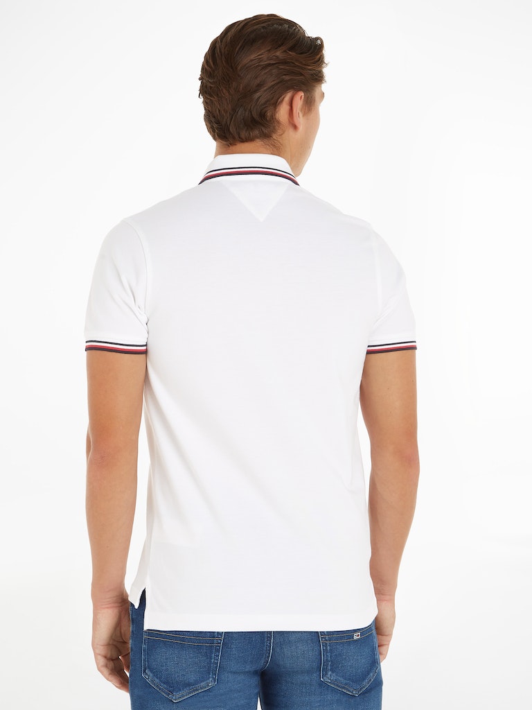 Polo's korte mouw wit Tommy Hilfiger