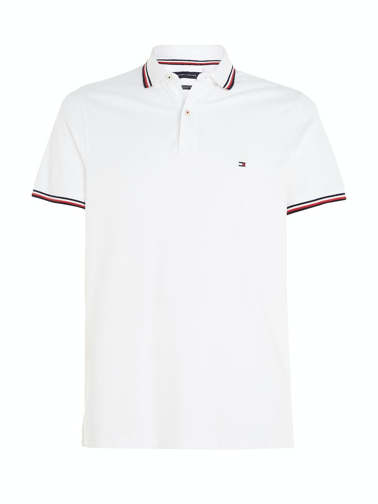 Polo's korte mouw wit Tommy Hilfiger