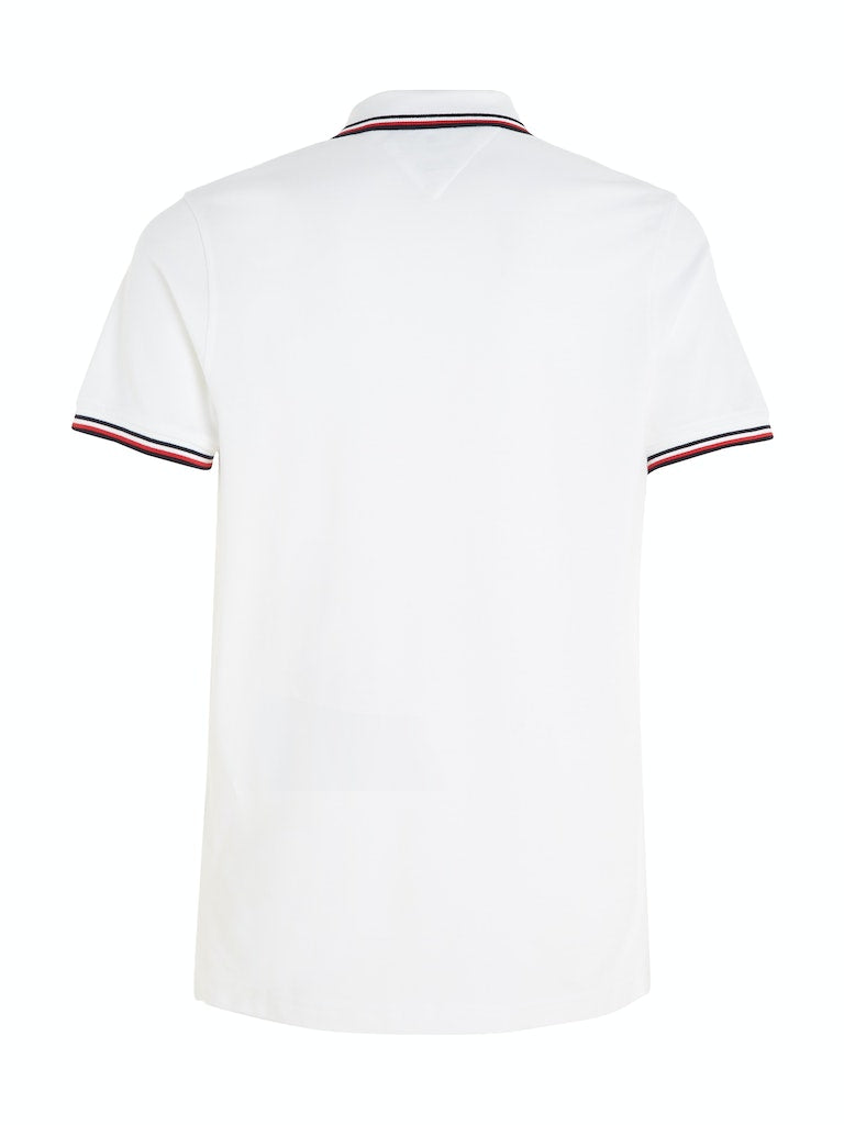 Polo's korte mouw wit Tommy Hilfiger
