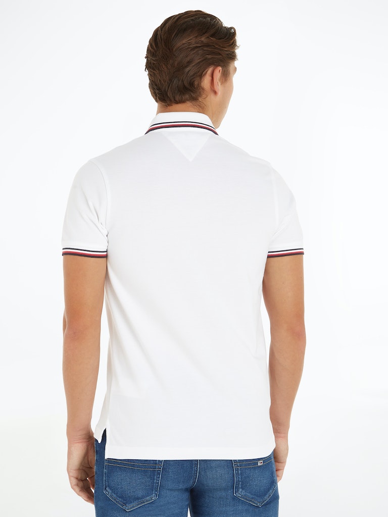 Polo's korte mouw wit Tommy Hilfiger