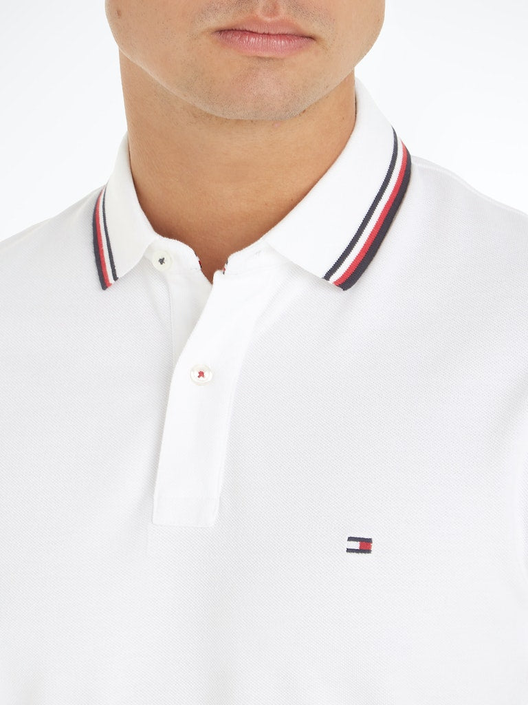 Polo's korte mouw wit Tommy Hilfiger