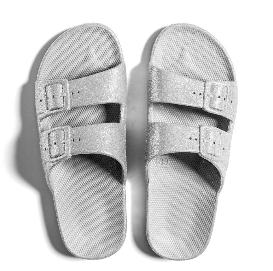 Slippers zilver FREEDOM MOSES