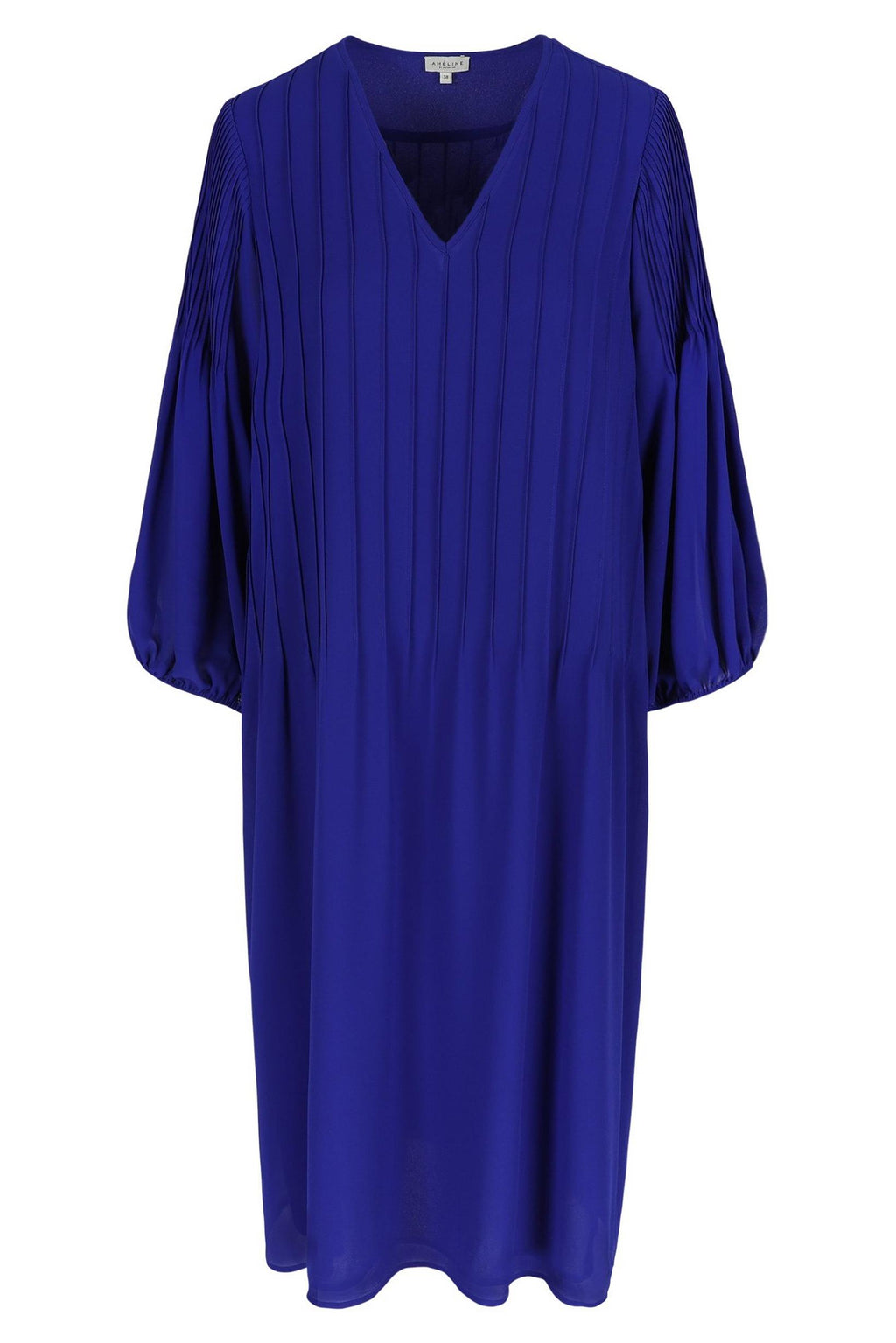 Jurken lange mouw blauw Améline