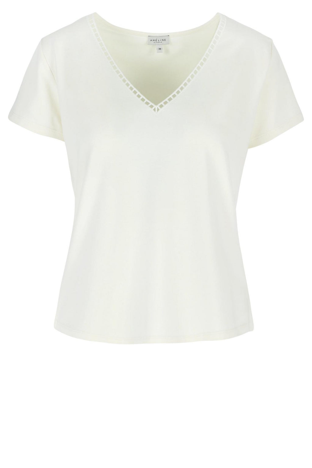 T-shirts korte mouw wit Améline