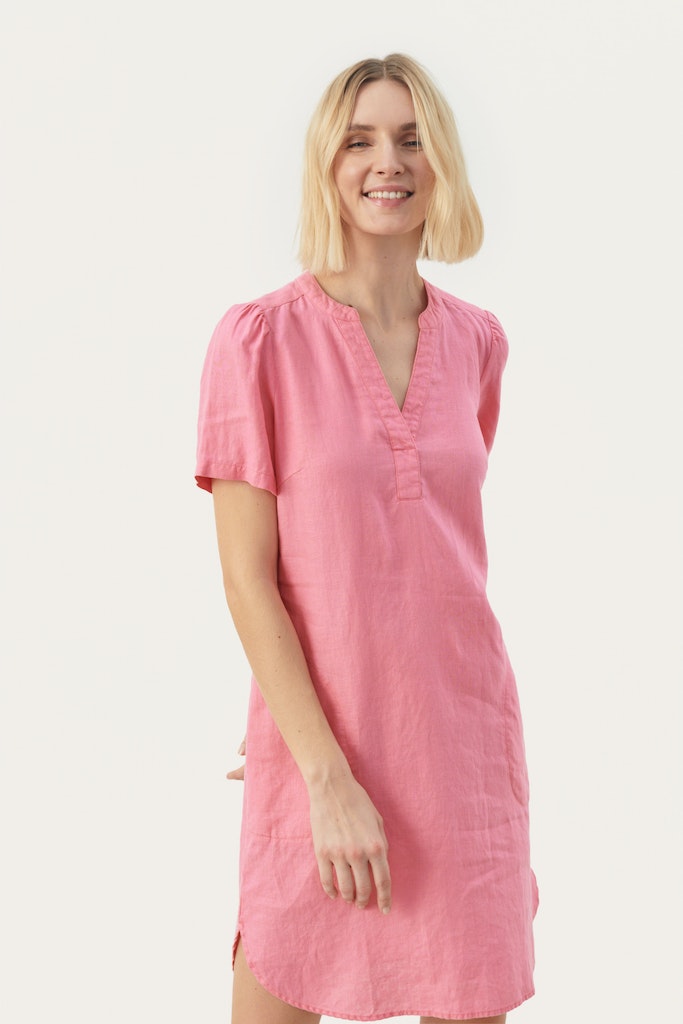 Jurken korte mouw roze Part Two