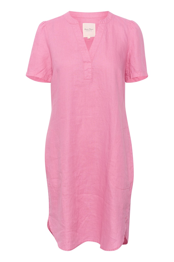 Jurken korte mouw roze Part Two