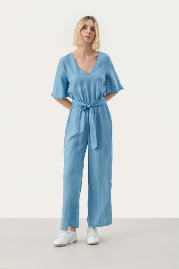 Jumpsuits korte mouw blauw Part Two