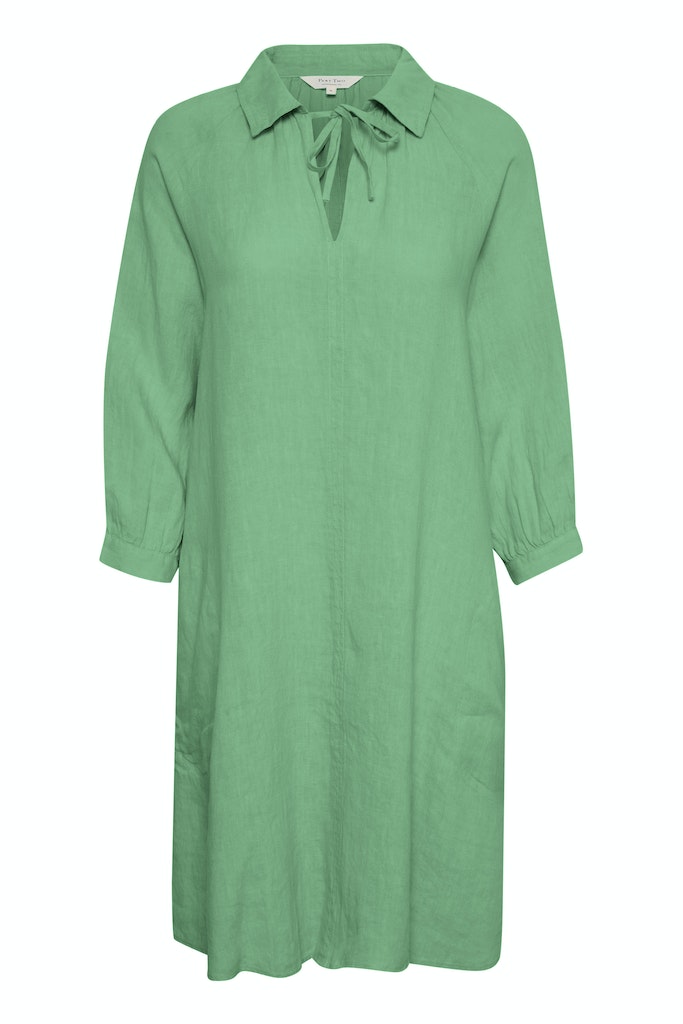 Jurken lange mouw groen Part Two