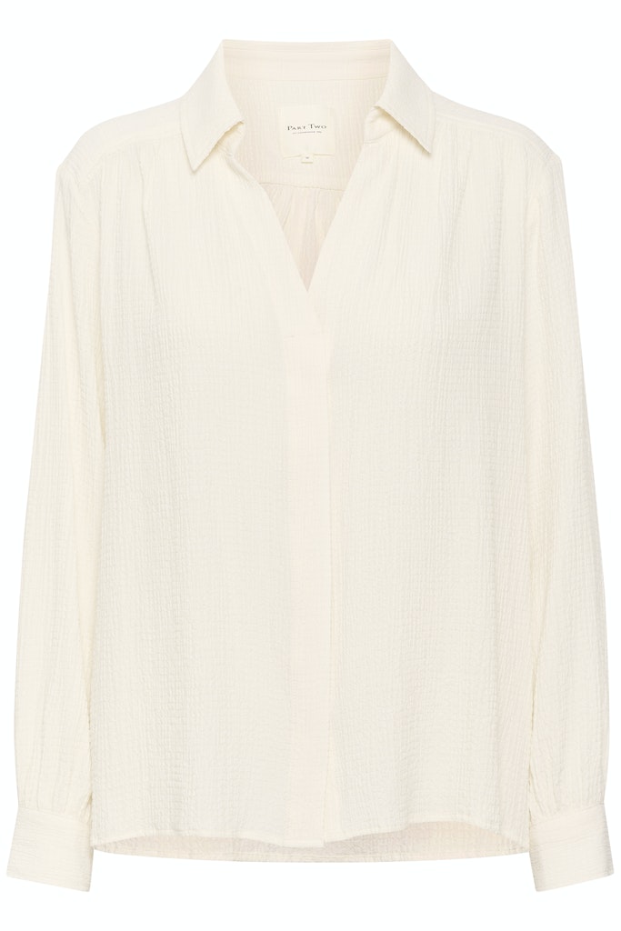 Blouses lange mouw beige Part Two