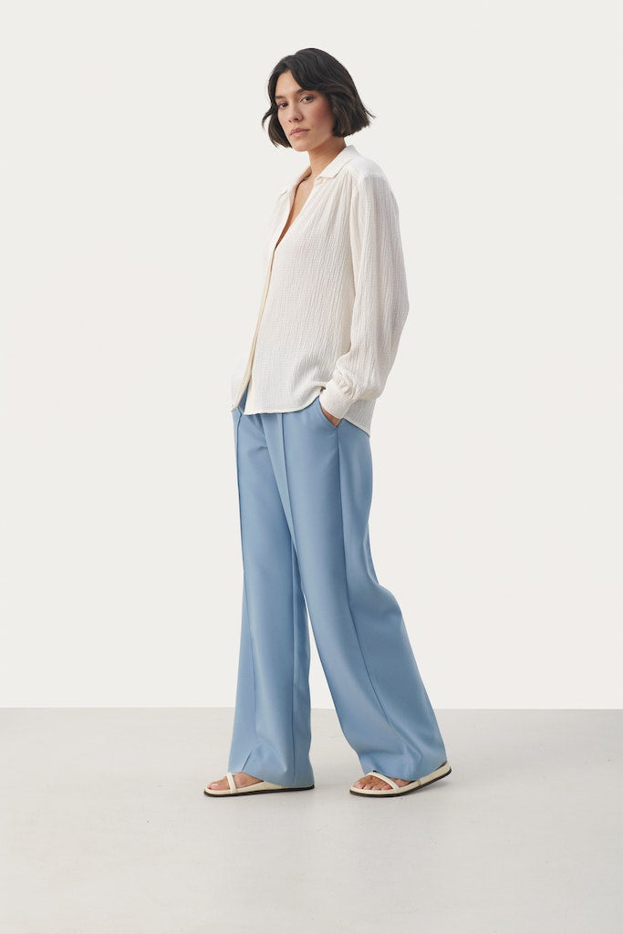 Blouses lange mouw beige Part Two