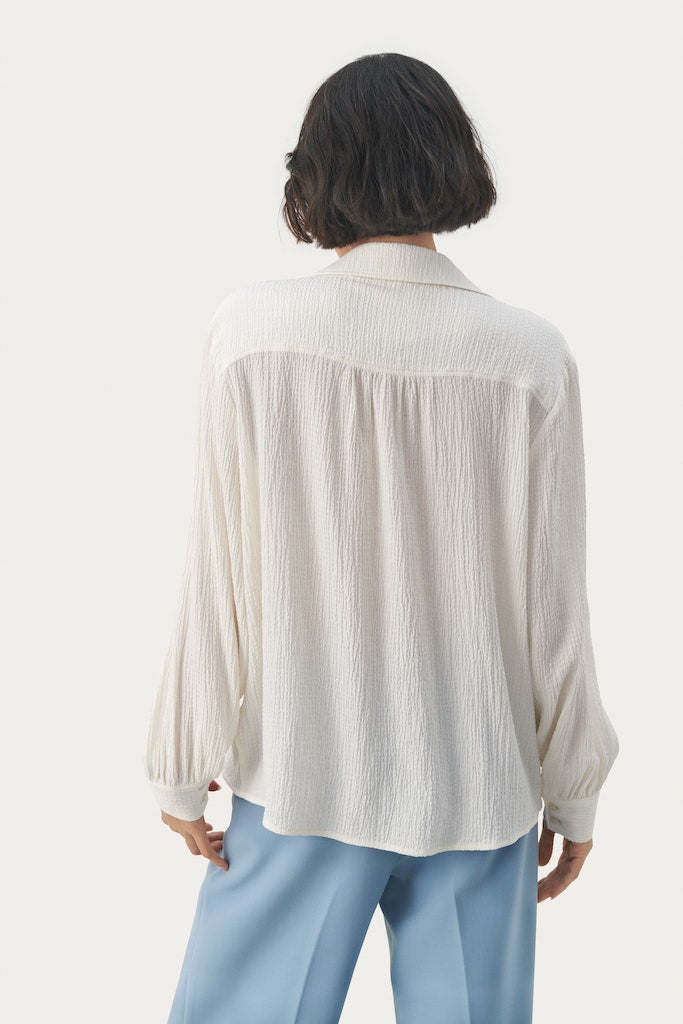 Blouses lange mouw beige Part Two