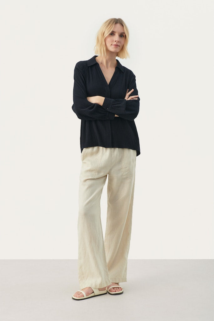 Blouses lange mouw navy Part Two