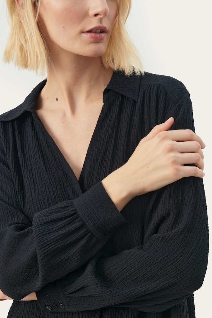 Blouses lange mouw navy Part Two