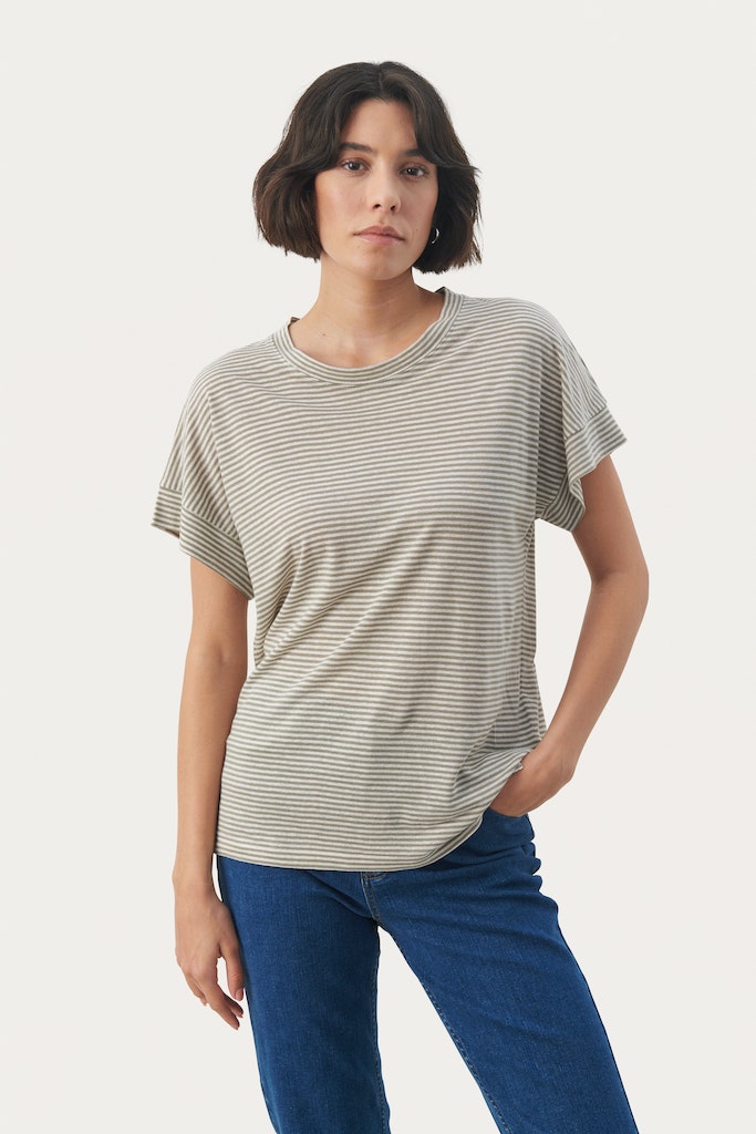 T-shirts korte mouw groen Part Two