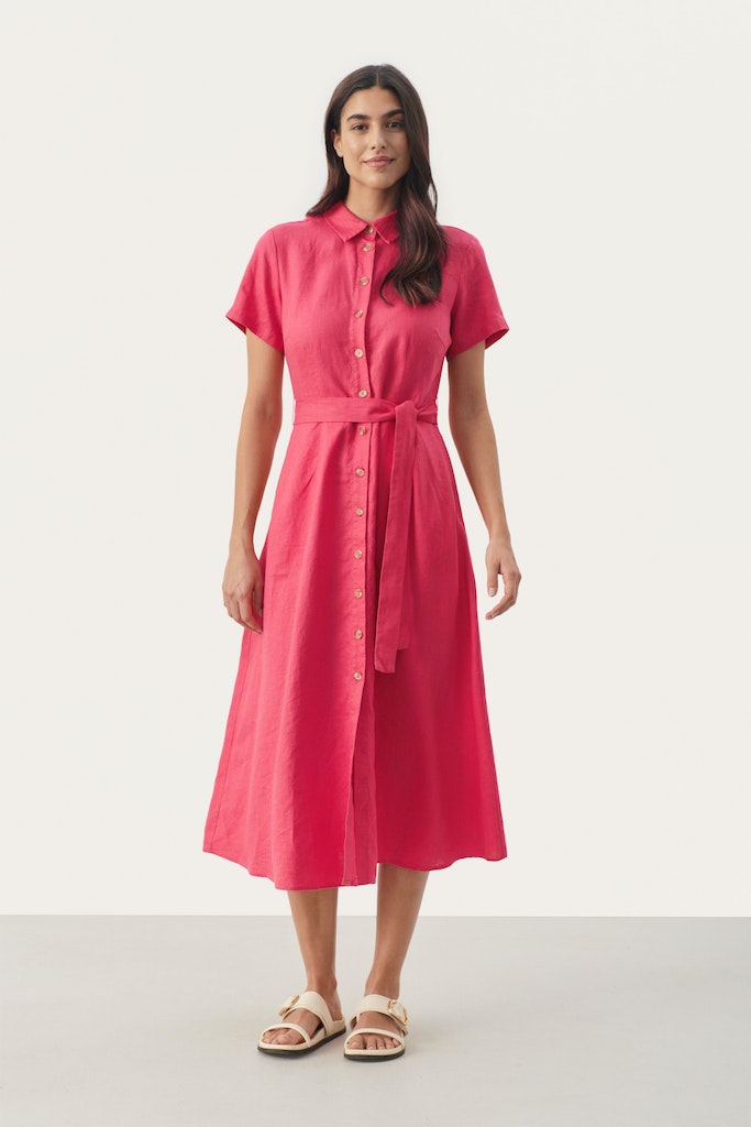 Jurken korte mouw roze Part Two