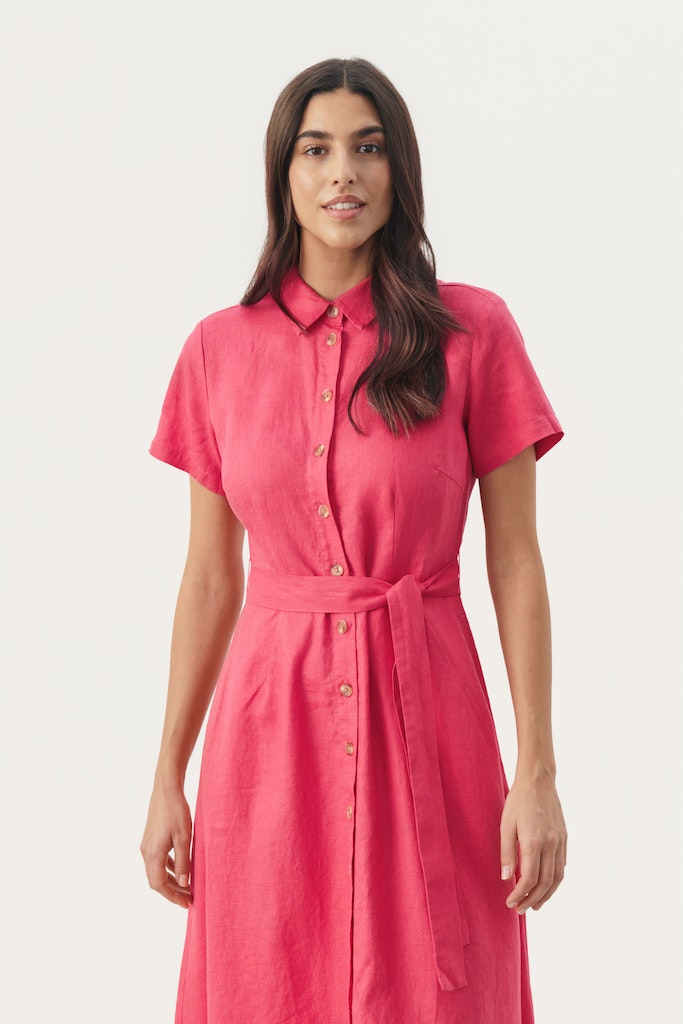 Jurken korte mouw roze Part Two