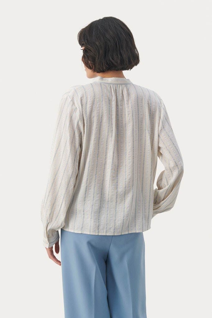 Blouses lange mouw blauw Part Two