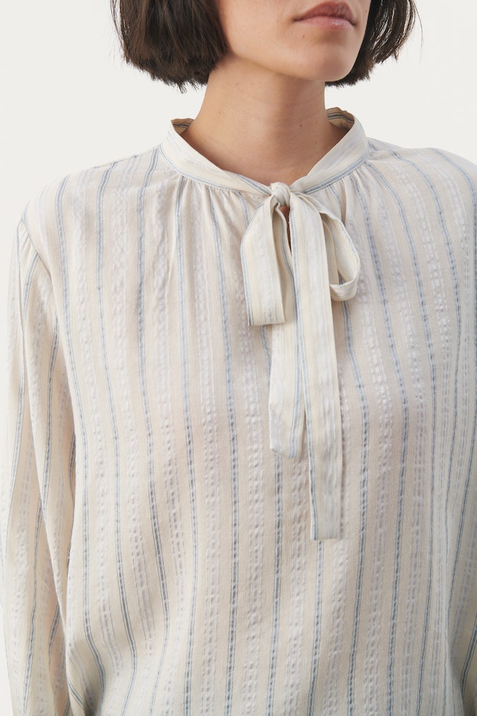 Blouses lange mouw blauw Part Two