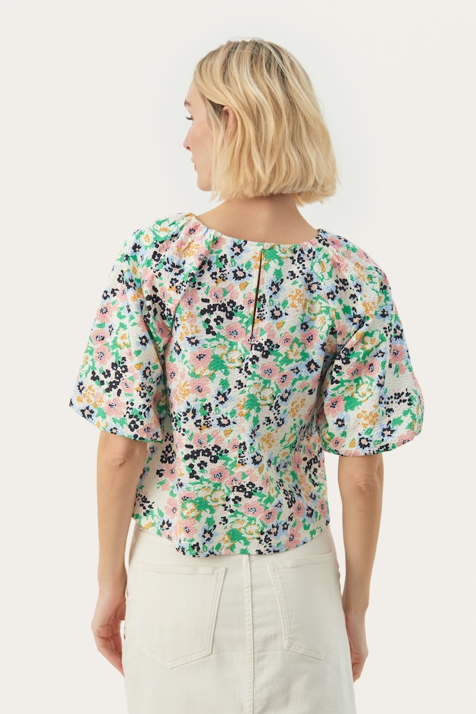 Blouses korte mouw groen Part Two
