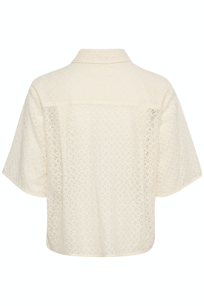 Blouses korte mouw beige Part Two