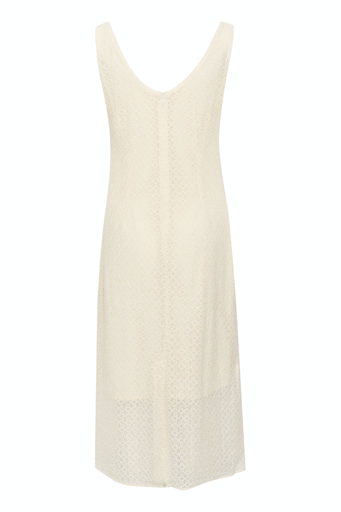 Jurken zonder mouw beige Part Two