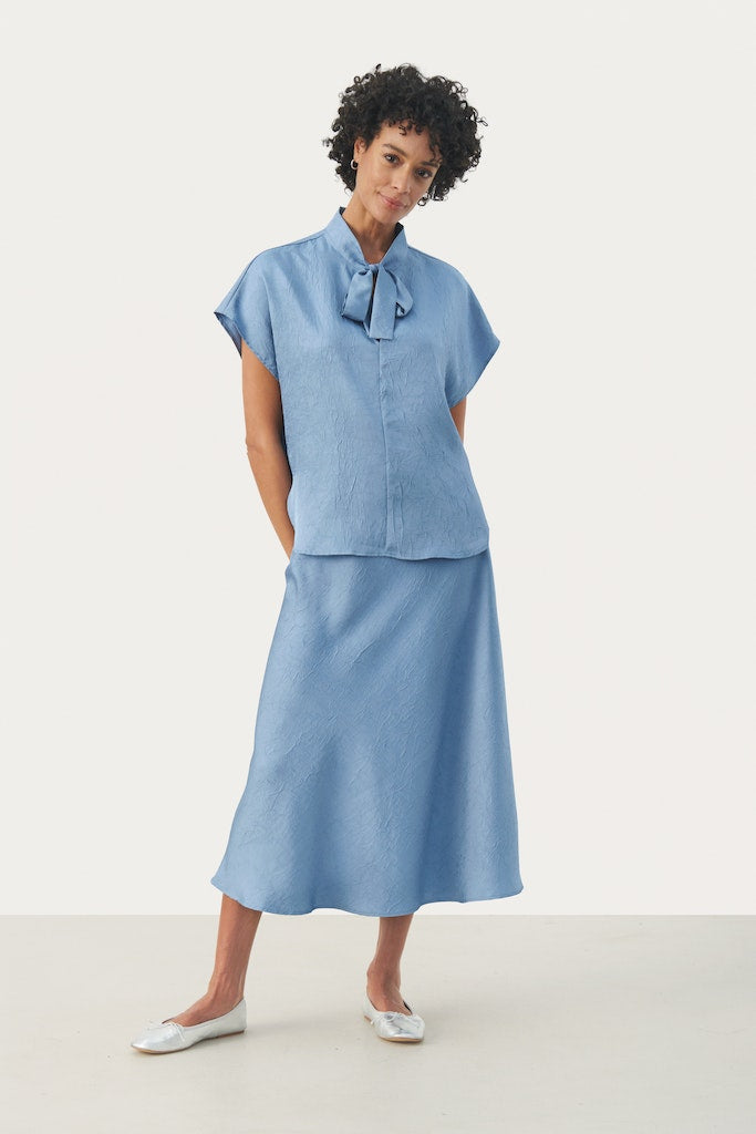 Blouses korte mouw blauw Part Two