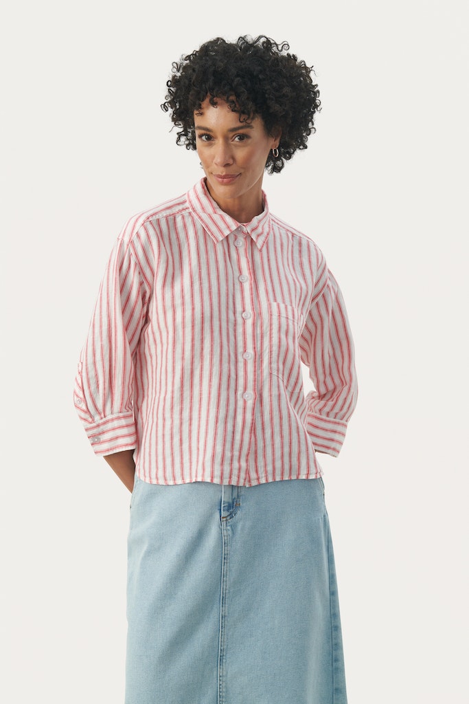 Blouses lange mouw rood Part Two