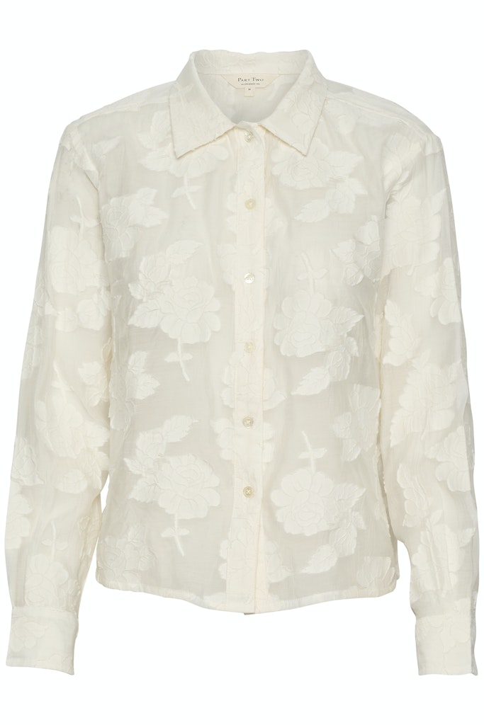 Blouses lange mouw beige Part Two