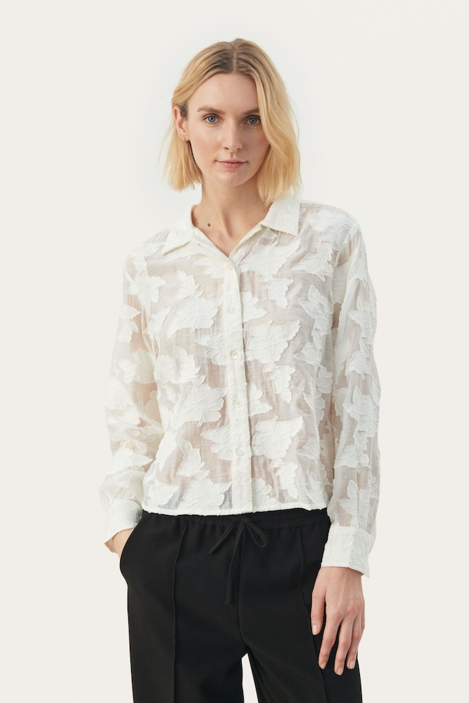 Blouses lange mouw beige Part Two